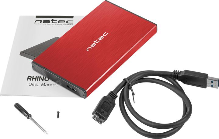 Productafbeelding Natec Rhino GO HDD / SSD behuizing 2,5 inch (2.5")