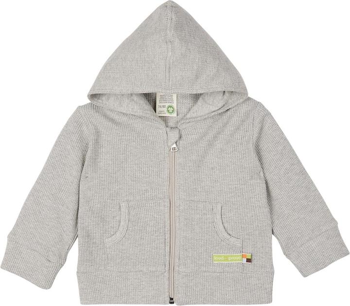 Produktbild loud + proud Kapuzenjacke Waffelstruktur (74)