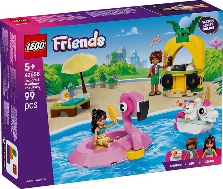 Produktbild LEGO Poolparty mit Einhorn und Flamingo (LEGO Friends)