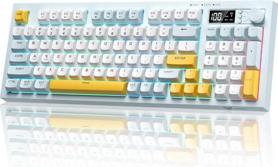 Actual product image Onikuma G80 Gaming Keyboard (DE, Cable, Wireless)
