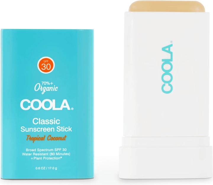 Productafbeelding Coola Suncare Classic Stick Tropical Coconut (Zonne stick, Zonnecrème gezicht, SPF 30, 17 ml)