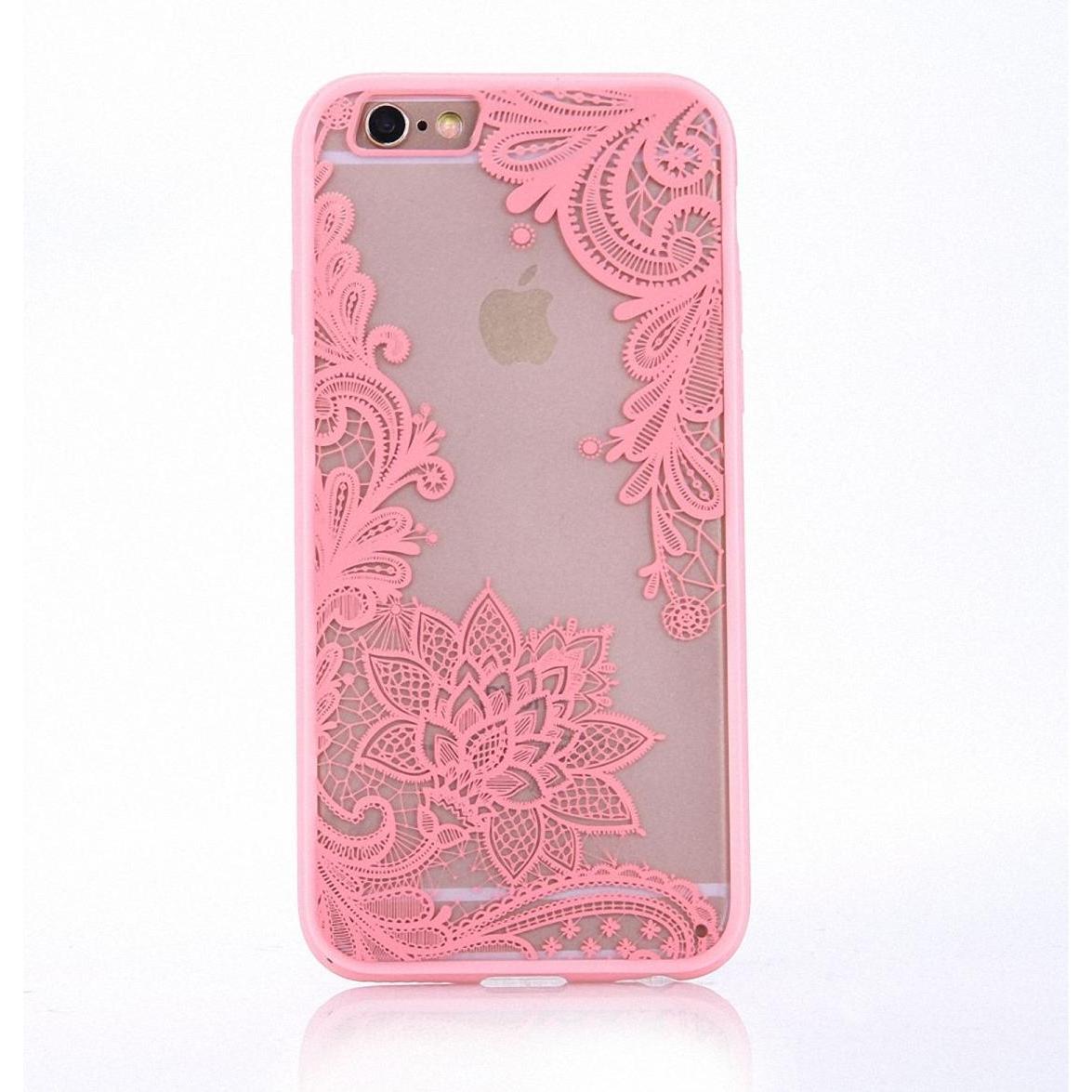 König Design Apple iPhone 7 Plus Handy Hülle Mandala Case Schutzhülle Motiv Blüte Rosa Neu (Apple iPhone 7 Plus), Smartp...