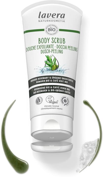 Actual product image Lavera Dusch Peeling Bio Rosmarin & Bio Grüner Tee (200 ml)