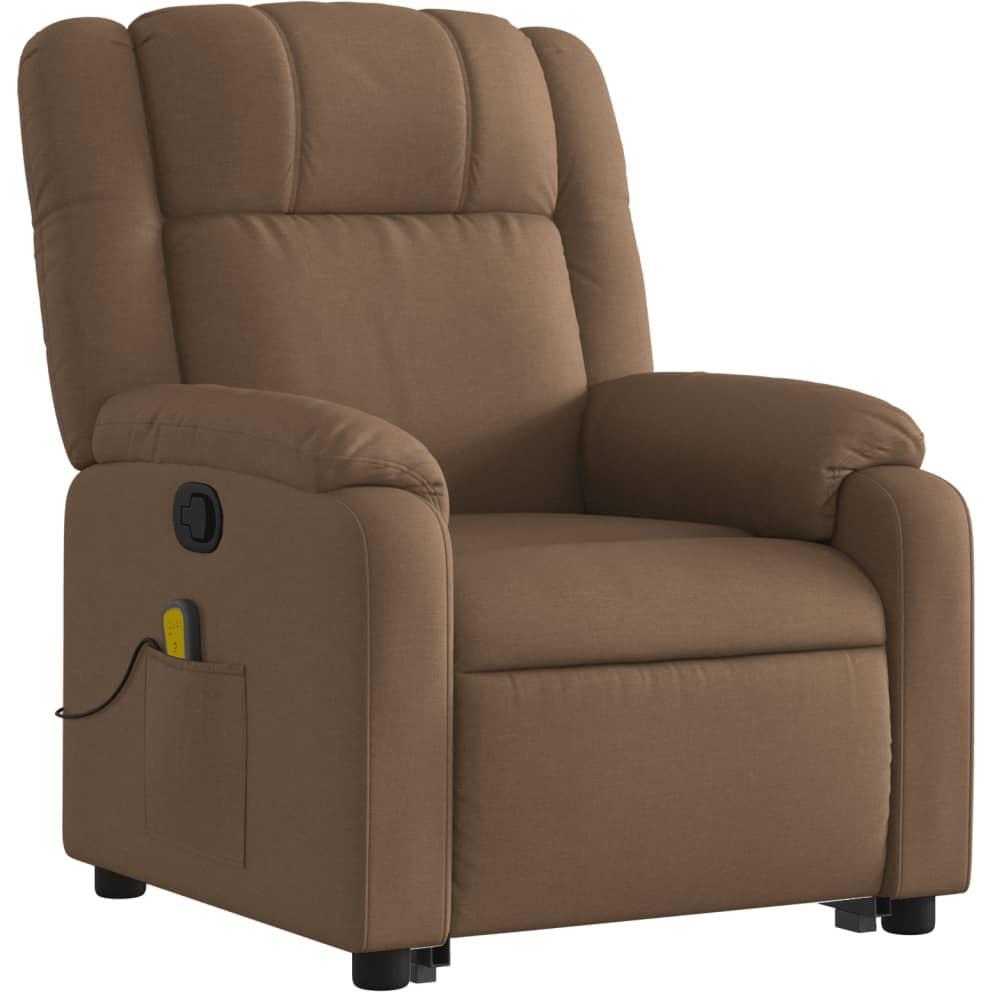 VidaXL, Massageliege + Massagesessel, Massagesessel mit Aufstehhilfe Stoff