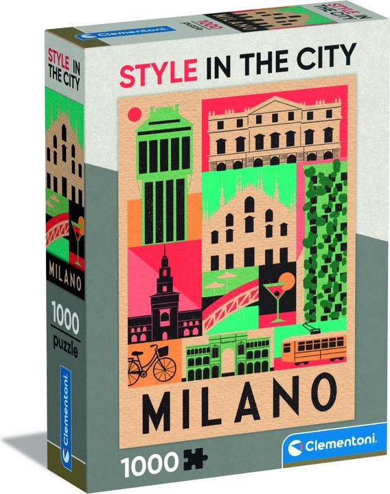 Actual product image Clementoni Puzzle Milano 1000 pièces (1000 pieces)