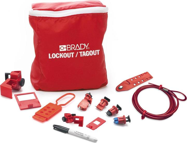 Actual product image Brady LK-ELEC, Lockout set for electricians