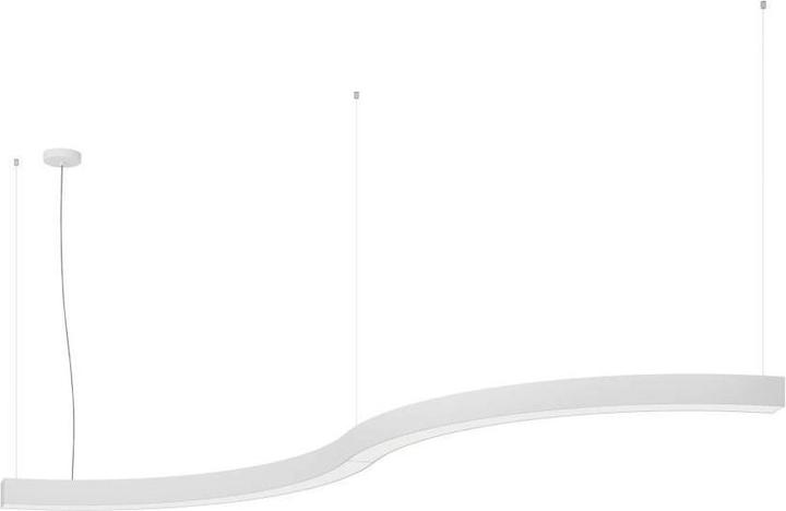 Actual product image EGLO LED segment curve 90°, L1379mm, 32W 3000K, white 68218