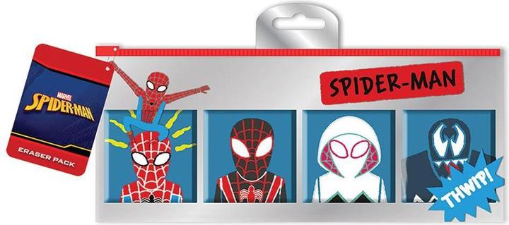 Actual product image Spiderman Erasers Sketch Set 4Pack