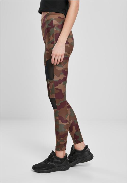Actual product image Urban Classics Ladies Camo Tech Mesh Leggings (XS)