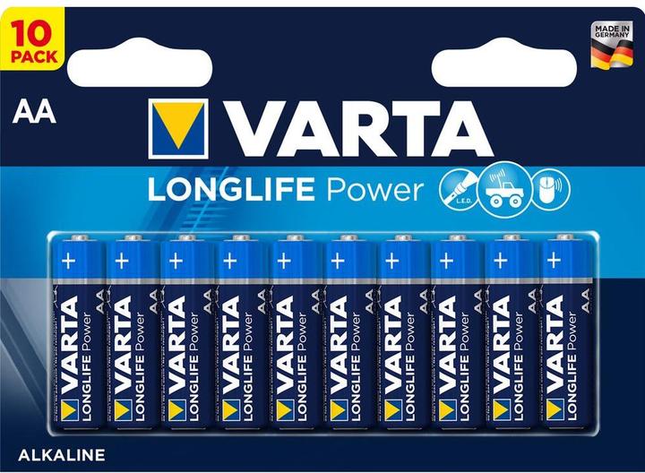 Actual product image Varta Longlife Power (10 pcs., AA / LR6 / LR06 / Mignon / R6 / R14505, 2960 mAh)