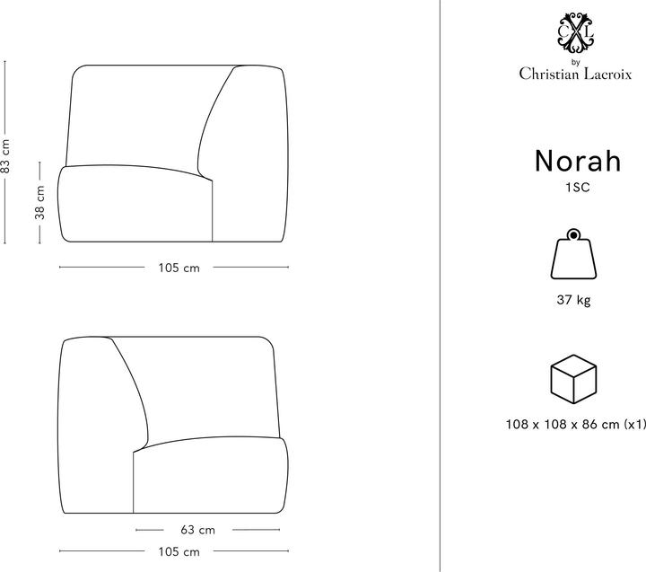 Actual product image CXL by Christian Lacroix Norah (1-seater, Modular sofa)