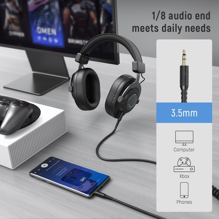 Actual product image Fifine H8 Headphones for professional audio monitoring