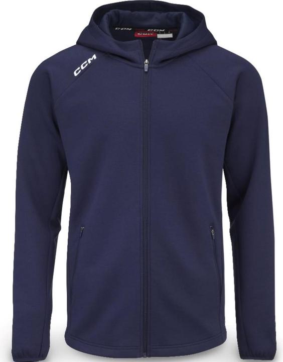 Produktbild CCM Kapuzenpullover mit durchgehendem Reissverschluss (Schwarz, M) (M)