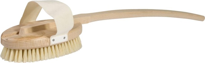 Bürstenhaus Redecker Badebürste, Borste,weich, gebogener Stiel