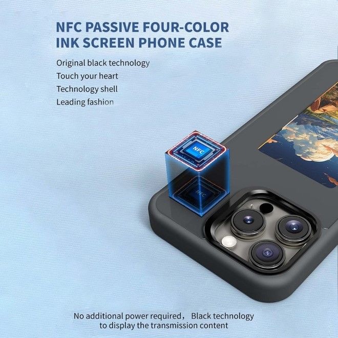 Produktbild MU Style 4-Farben E-Ink Display Hardcase Hülle (Apple iPhone 16 Pro)