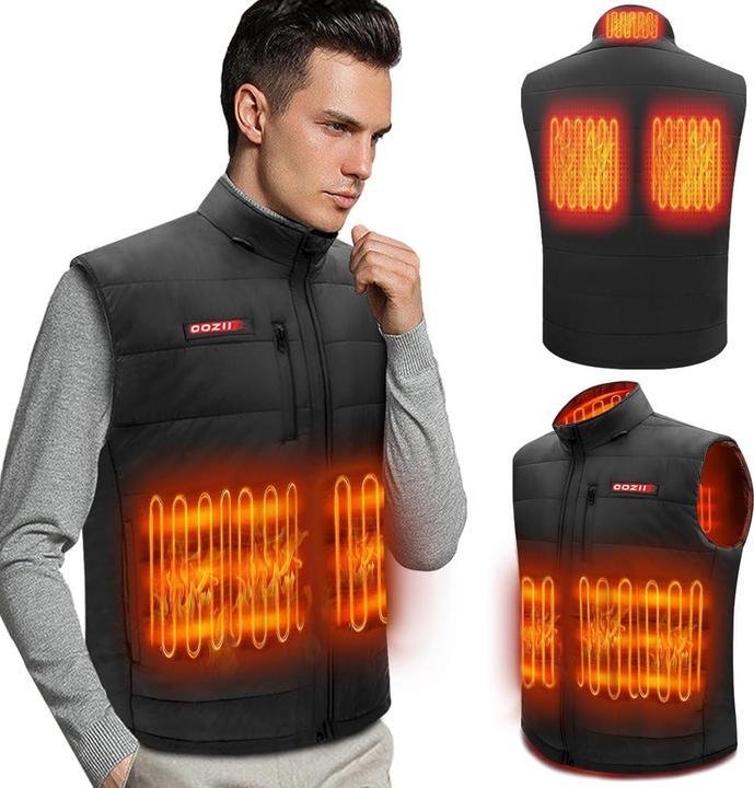 Verquin Beheizbare Weste mit 3 Temperaturstufen (L)