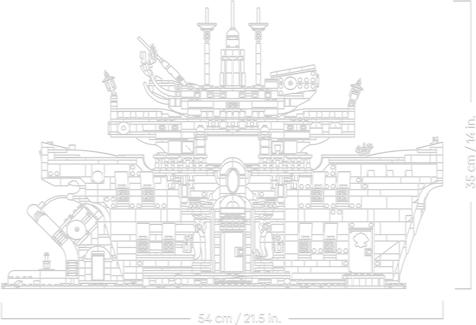 Actual product image LEGO Baratié, das Schwimmende Restaurant (75640, LEGO DC)
