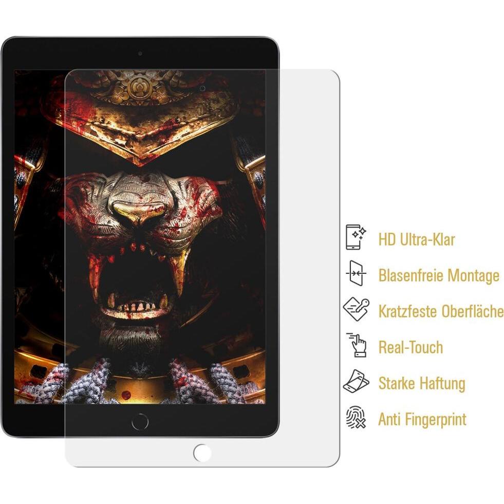 Protectorking 1x Panzerfolie Anti-Shock HD Klar (1 Stück, IPad Mini 1), Tablet Schutzfolie