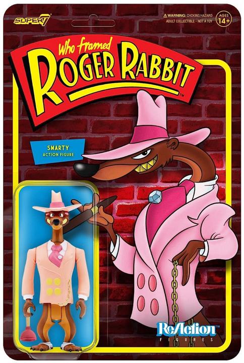 Actual product image Super7 Qui veut la peau de Roger Rabbit figurine ReAction Smarty 10 cm