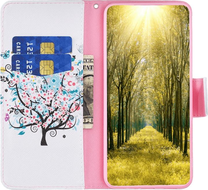 Actual product image Cover-Discount Xiaomi Poco F6 Pro - Synthetic leather case with motif (Xiaomi Poco F6 Pro)