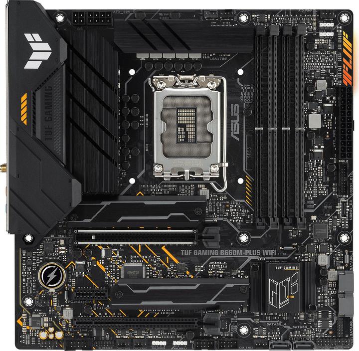 Actual product image ASUS TUF GAMING B660M-PLUS (LGA 1700, Intel B660, Mini-ATX)