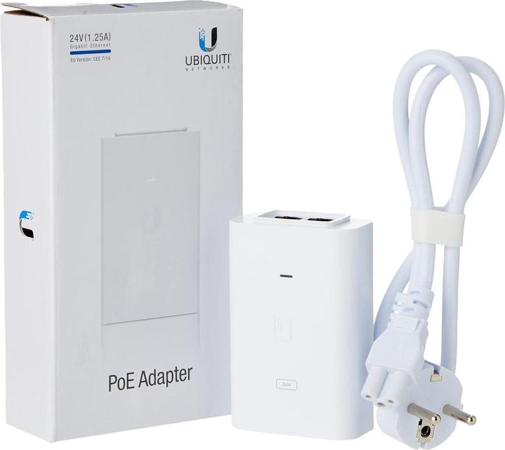 Actual product image Ubiquiti POE-24-30W-G-WH (30 W)