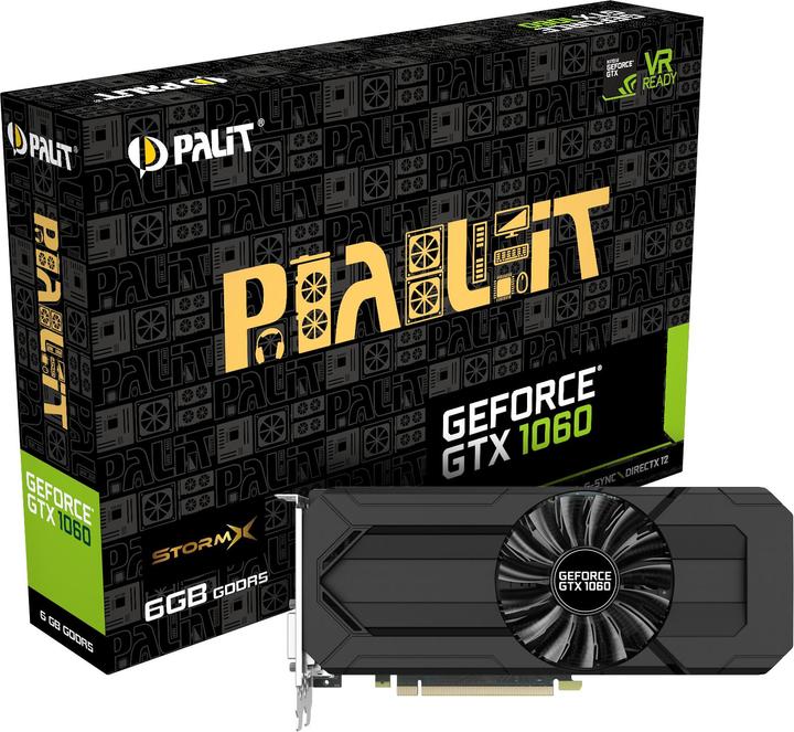 Produktbild Palit GeForce GTX 1060 StormX (6 GB)