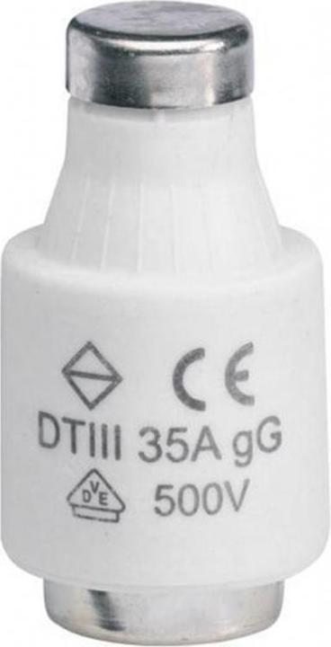 Actual product image Hager Fuse DIII E33 50A gG 500V (50 A)