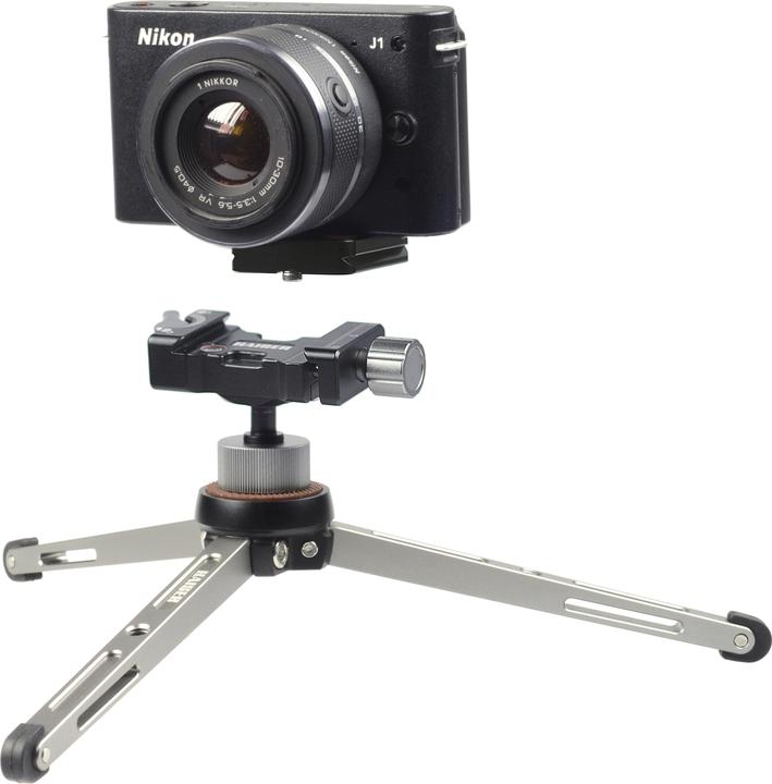 Image du produit Kaiser Fototechnik Mini trépied Kaiser solid 3+ Set avec rotule d'inclinaison (Métal)