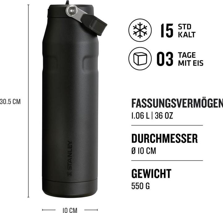 Immagine prodotto Stanley 1913 Thermosflasche IceFlow Bottle Flip Straw 1060 ml (1.06 l)