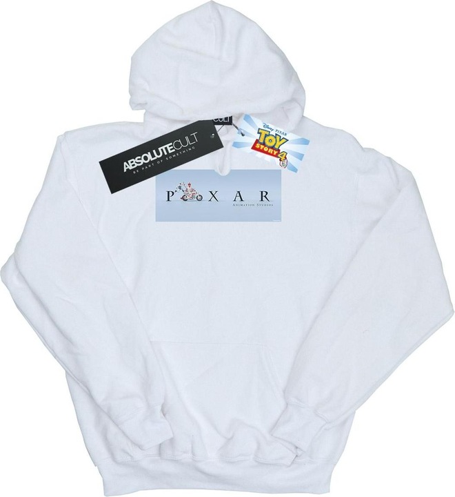 Immagine prodotto Disney Toy Story 4 Duke Caboom Pixar Studios Logo Felpa con Cappuccio Uomo (5XL)