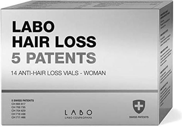 Labo Market Labo Haarausfall 5 Patente Anti-Haarausfall Fläschchen Frauen 14 x 3.5ml (49 ml)