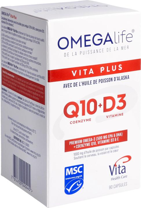 Actual product image Omega-Life OMEGA Life Vita Plus Kaps Ds 90 (90 Piece, Capsules, 202 g)