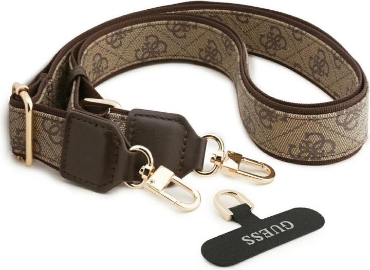 Produktbild Guess 4G Big 4G Classic Logo Big Strap Metal Buttons case for iPhone 17 Pro Max brown (Apple iPhone 17 Pro Max)