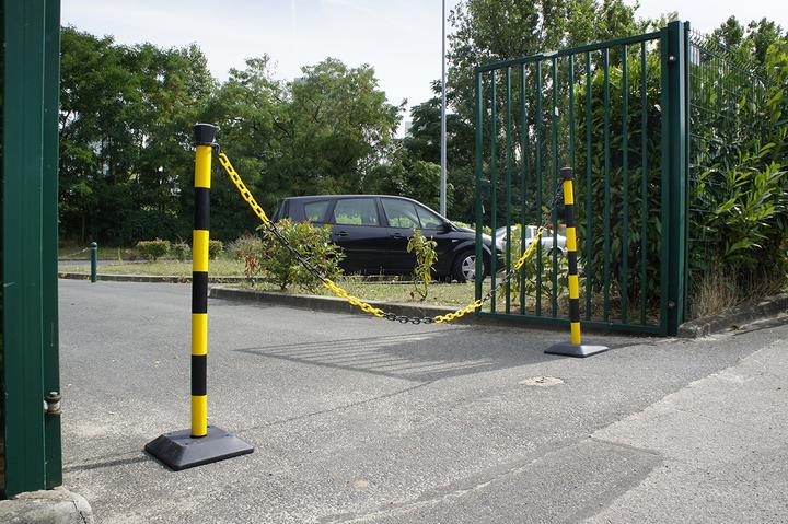 Produktbild RS PRO Self Assemble Blk/Yellow Post,Empty Base