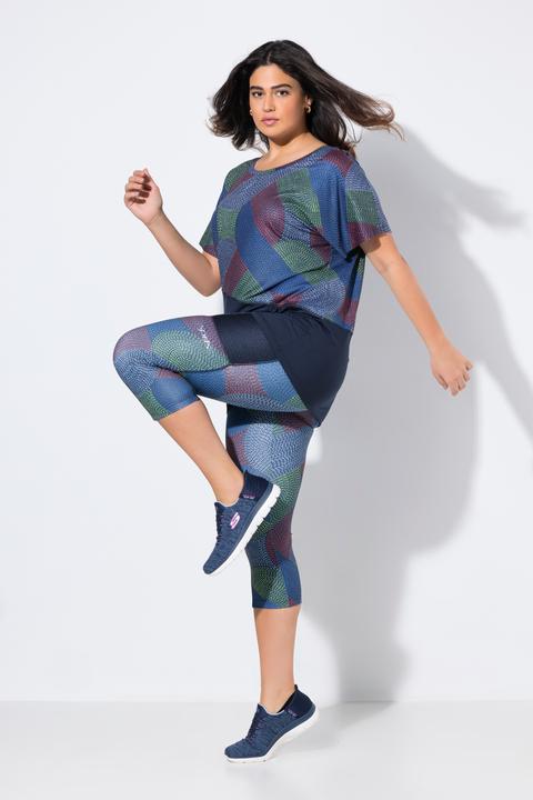 Produktbild Ulla Popken 3/4-Funktionsleggings, schnelltrocknend, recycelt (50, 52)