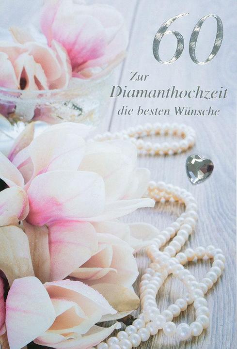 Immagine prodotto BSB Biglietto d'auguri nozze di diamante 60 anni (3 pz.)
