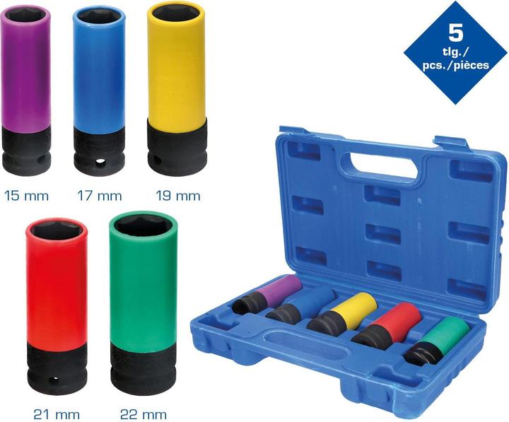 Productafbeelding Brilliant Tools BT691010 (15 mm, 17 mm, 19 mm, 21 mm, 22 mm)