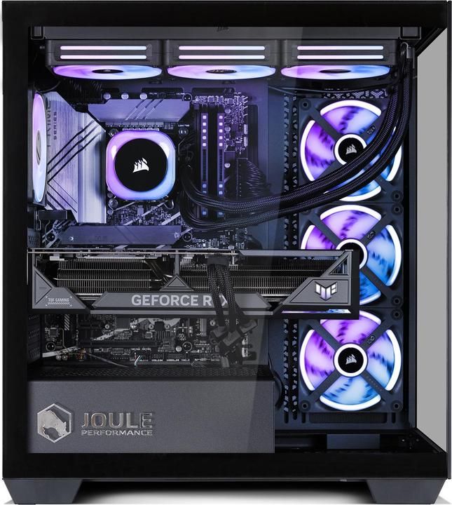 Actual product image Joule Performance High End Gaming PC RTX5080 R7X3D 32GB 3TB L1134540 (AMD Ryzen 7 9800X3D, 32 GB, 1000 GB, GeForce RTX 5080)