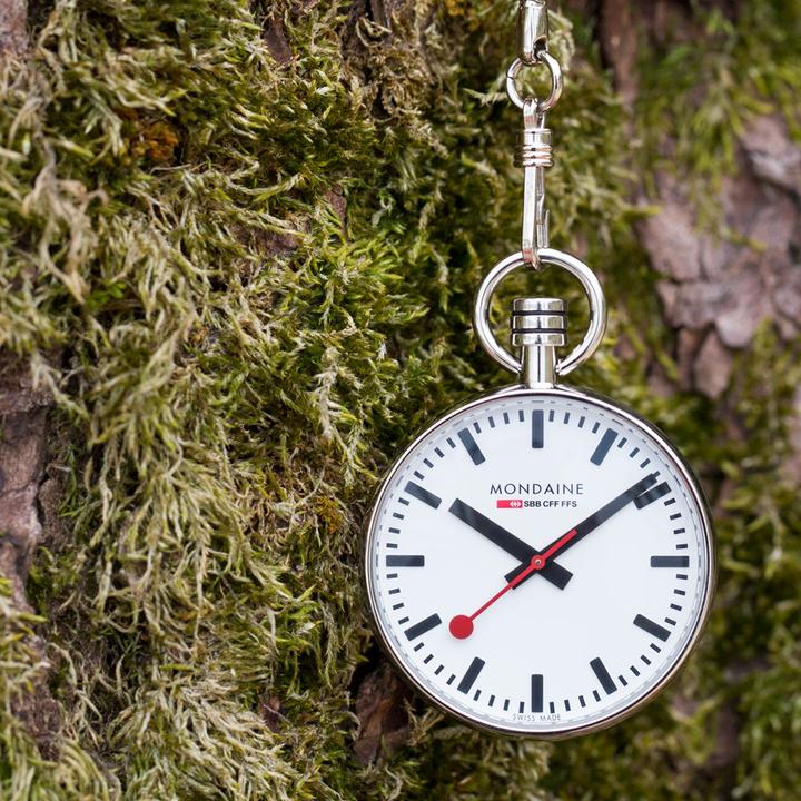 Immagine prodotto Mondaine Taschenuhr (Orologio da polso analogico, Orologio tascabile, Fatto in Svizzera, 43 mm)