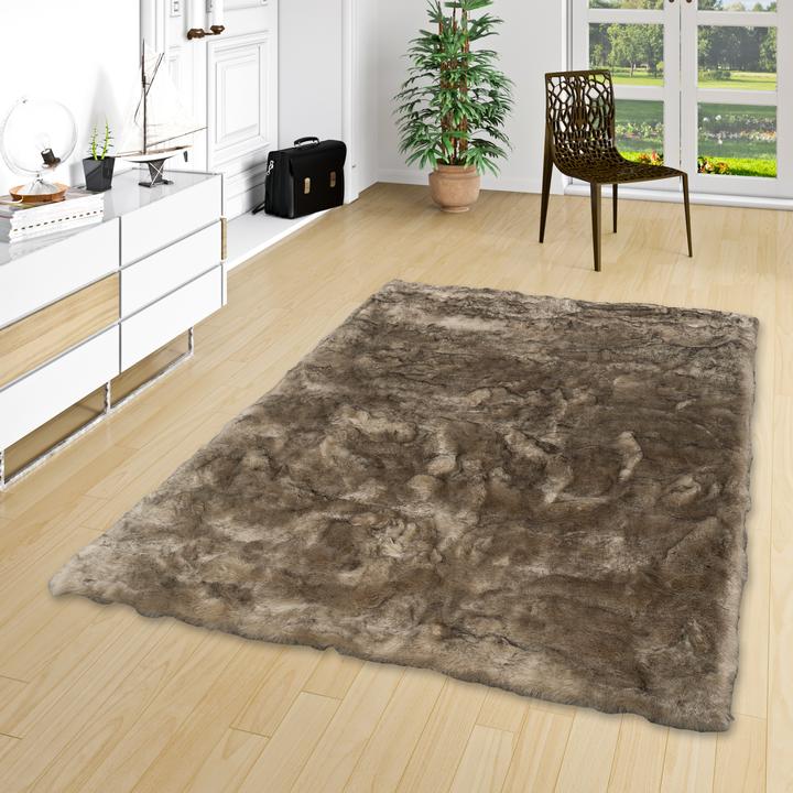Produktbild Pergamon Luxus Super Soft Fellteppich Aspen Meliert (60 x 90 cm)