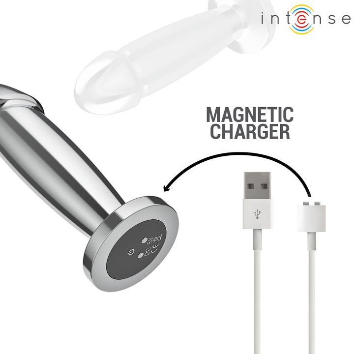 Image du produit Intense - Anal Plug 10 Vibrationen Metalldildo Mit Fernbedienung M