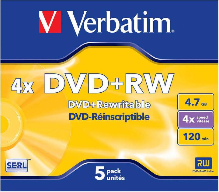 Produktbild Verbatim Dvd+Rw (5 x)