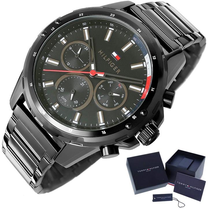 Productafbeelding Tommy Hilfiger Mason herenhorloge 1791935 + BOX (Chronograaf, 190 mm)