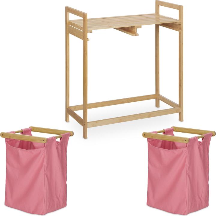 Actual product image Relaxdays Laundry basket