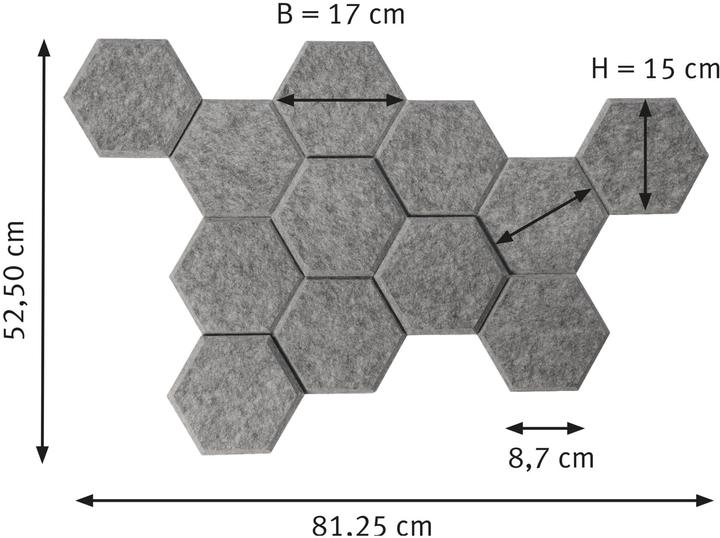 Actual product image Apollo Acoustic honeycomb (12 pcs.)