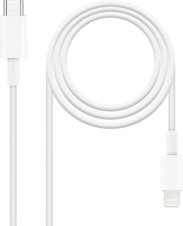 Image du produit Nanocable Câble Lightning Vers USB (C) 50cm (0.50 m, 50 W)