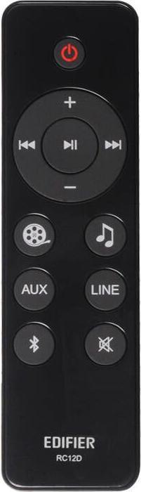 Produktbild Edifier Remote control for D12 (Gerätespezifische Fernbedienung, Bluetooth)