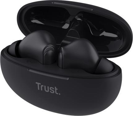 Actual product image Trust Yavi Bt Enc Earbuds Black (ANC, 23 h, Wireless)