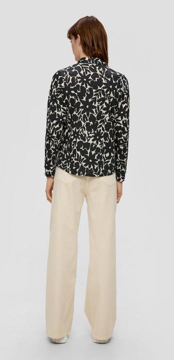 Immagine prodotto s.Oliver Bluse Hemdbluse aus Jersey (46)